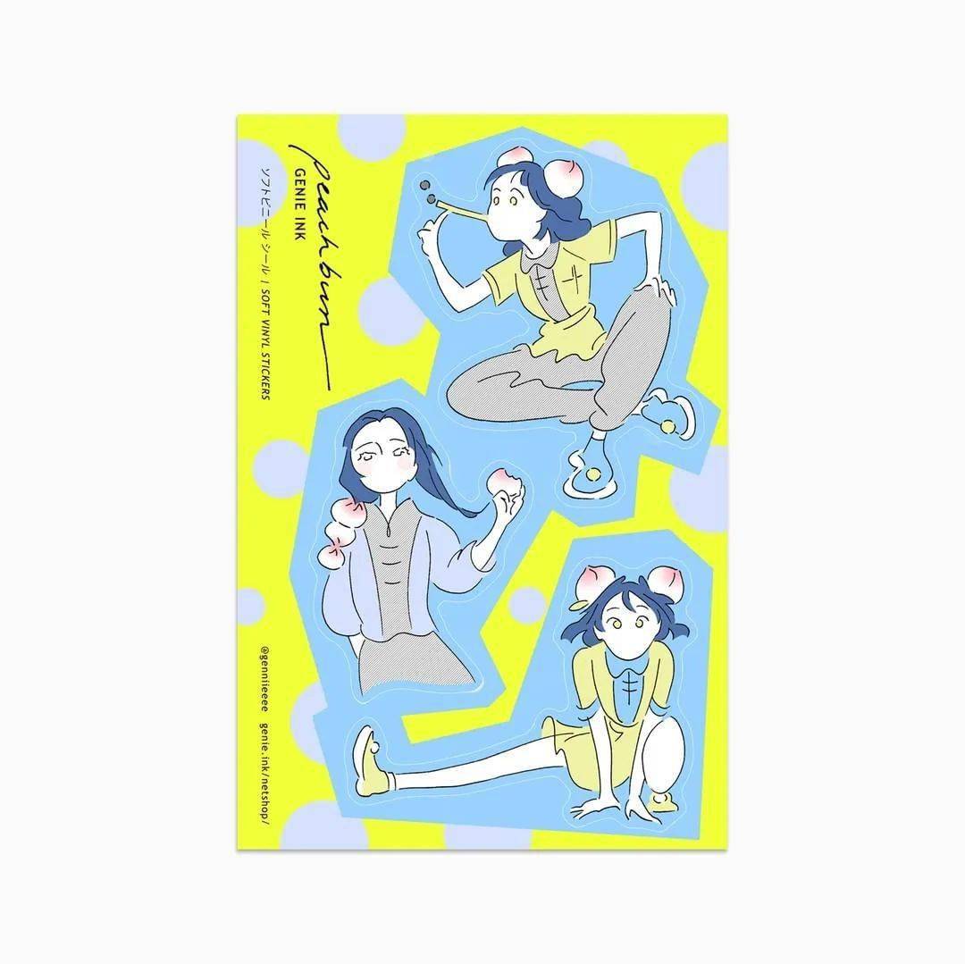 Genie 插画 | 未来主义也能唯美？空灵少女的梦幻世界