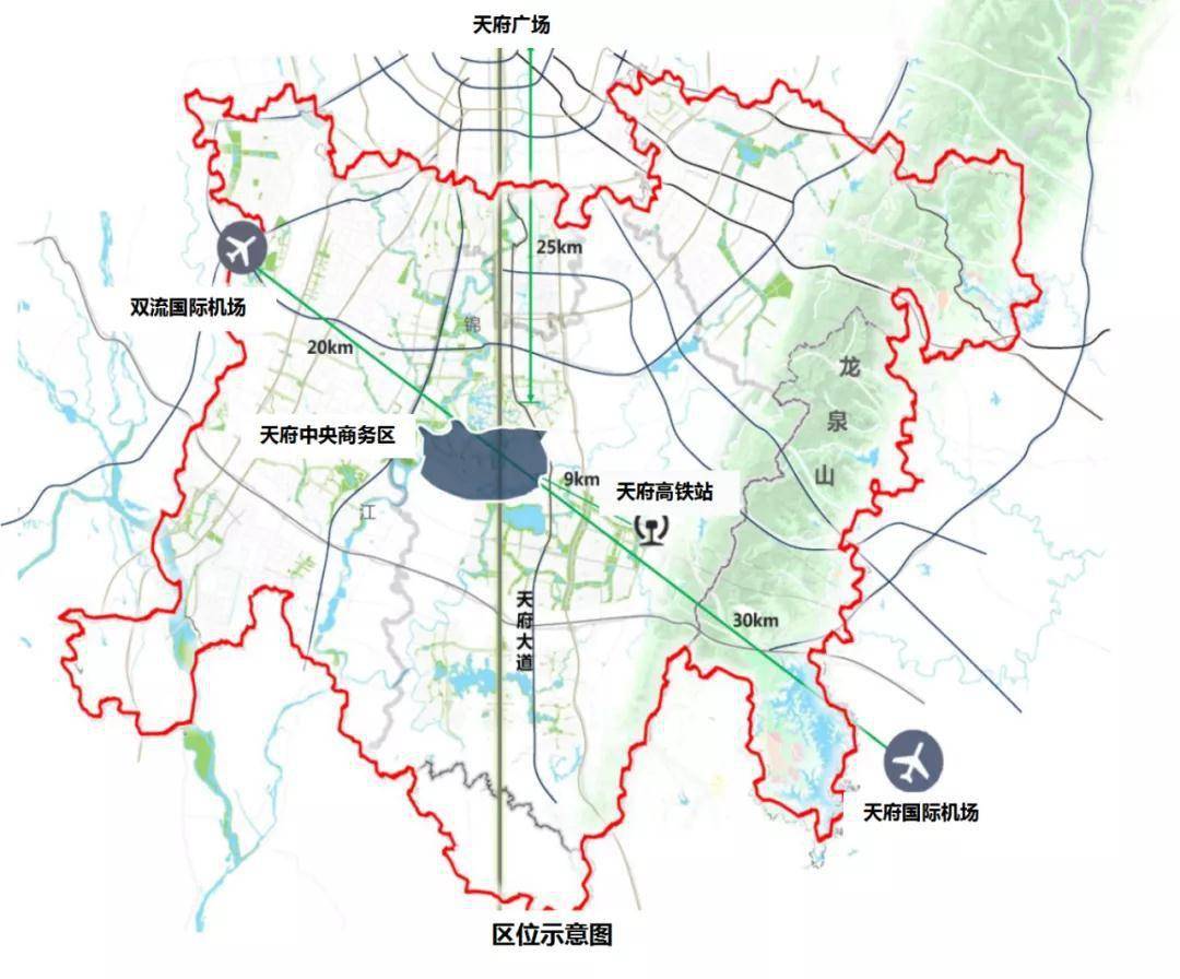 天府空港新城中心位置图片