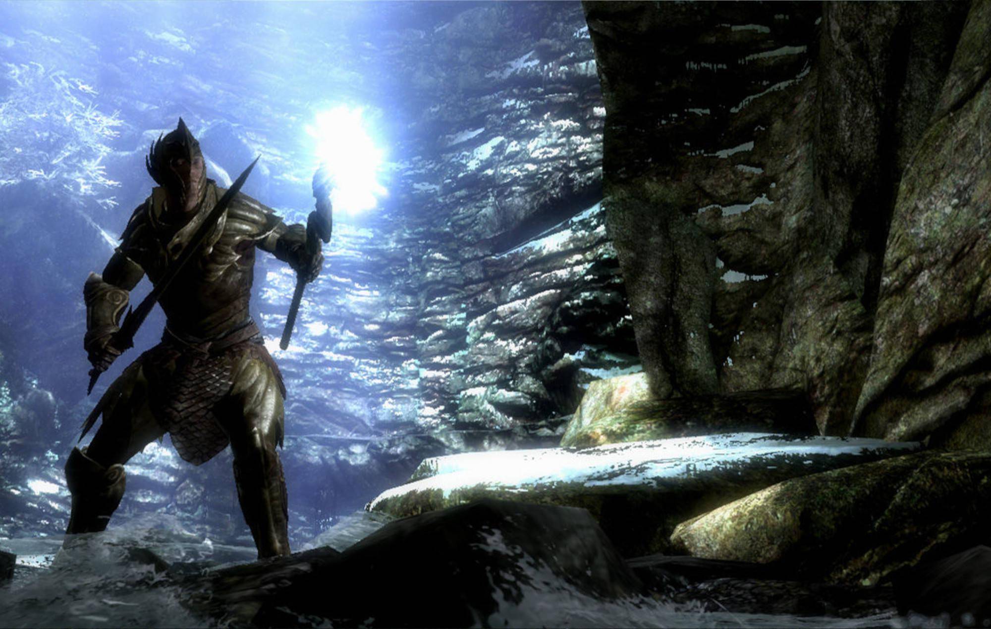 上古卷轴5 玩家新手村升到241级却没在游戏中无敌 敌人