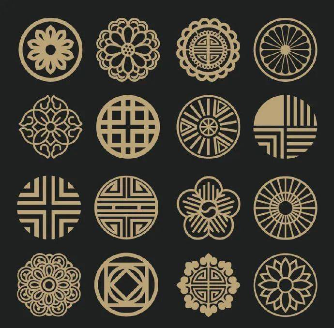 经典的传统纹饰