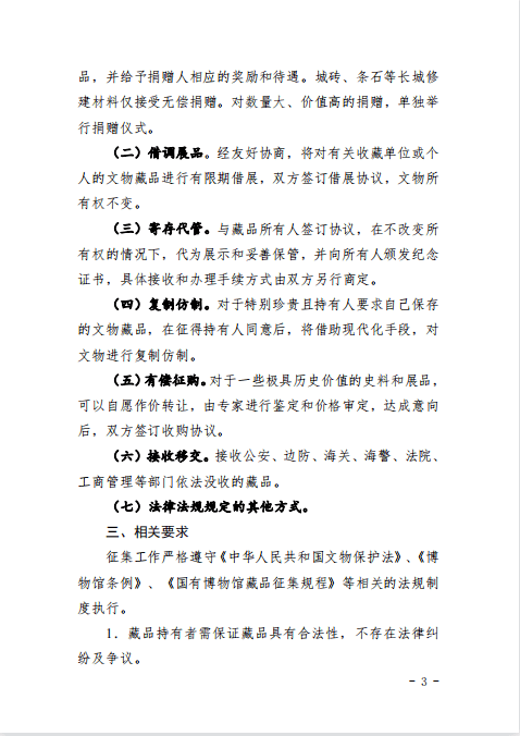 博物馆征集收购文物图片