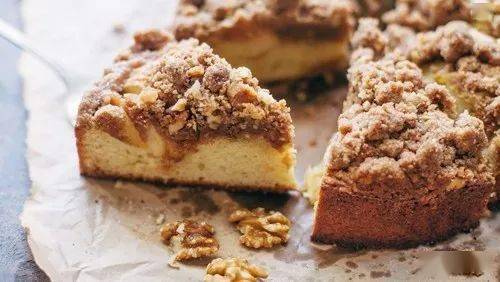 重阳节给爸妈做个好吃的应季甜点肉桂苹果咖啡蛋糕applecinnamon