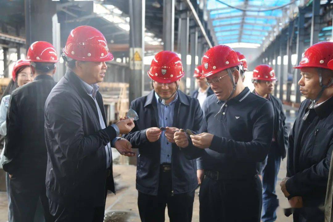 驻市生态环境局纪检监察组组长李金泉率队来秀开展锰行业环境整治工作