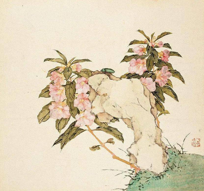 居廉花鸟册耐看