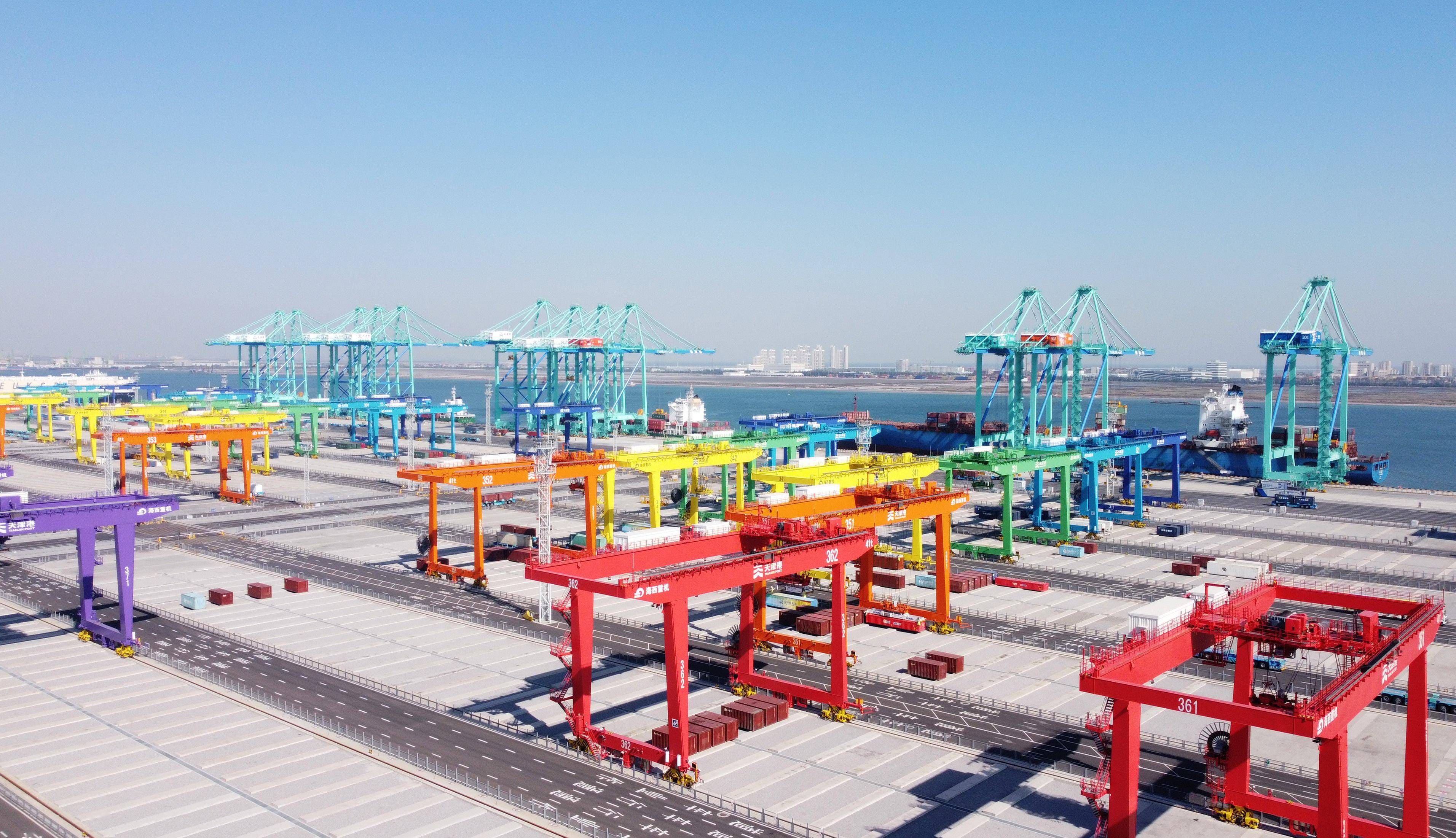 集装箱|天津港“智慧零碳”码头投产运营