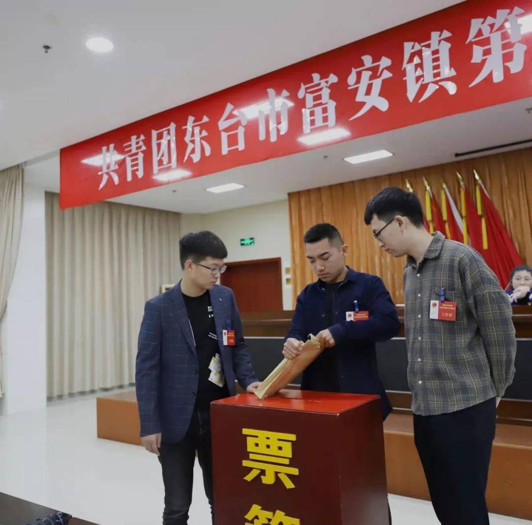 共青团东台镇富安镇第十六次代表大会召开