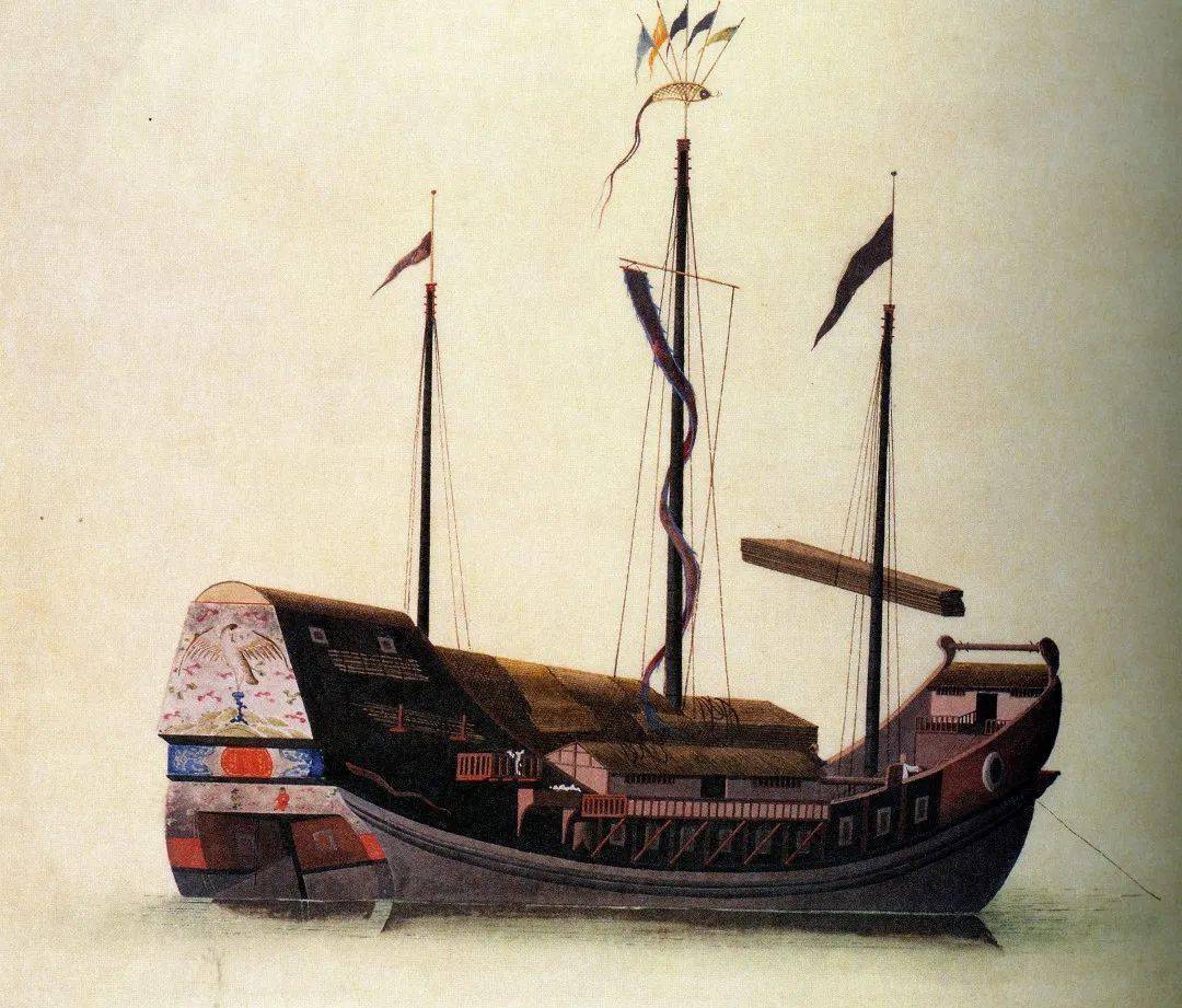古代渔船清朝图片