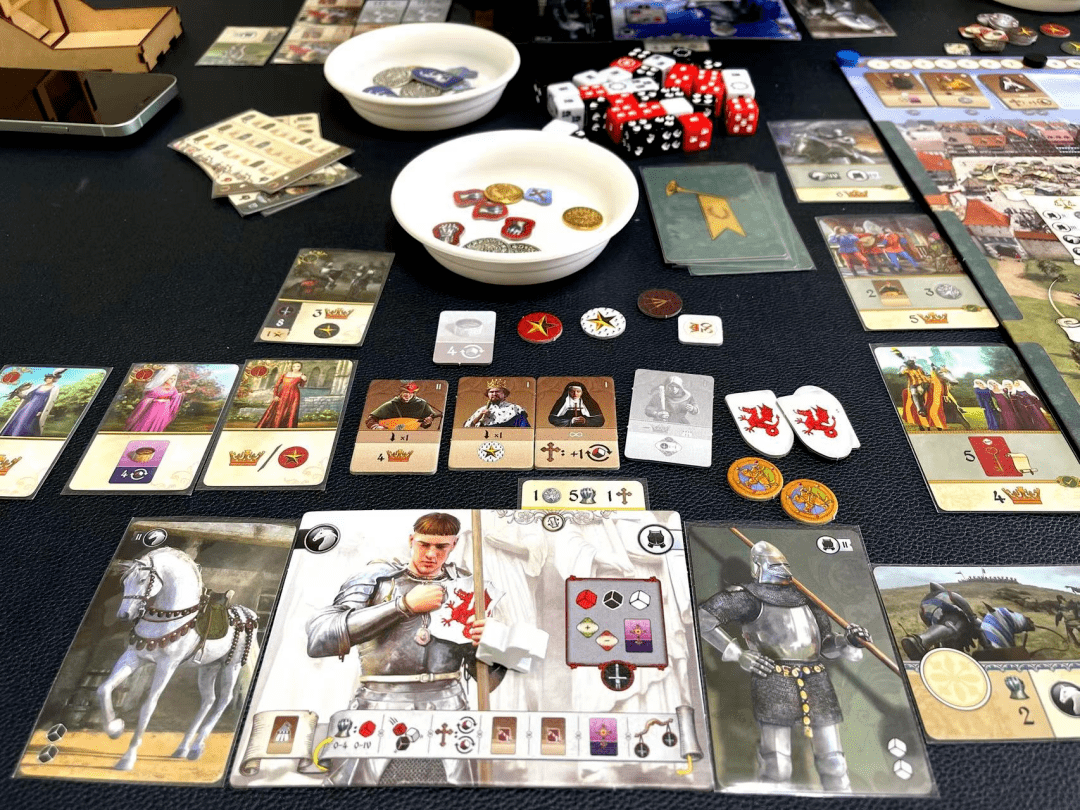 一款德式味道浓郁的中世纪背景桌游荣耀骑士之战