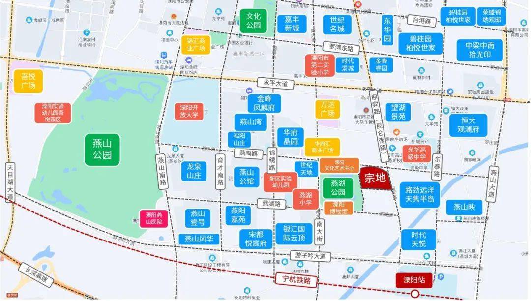 燕山新区25#地块位于溧阳燕山板块核心区,区位优势非常明显.