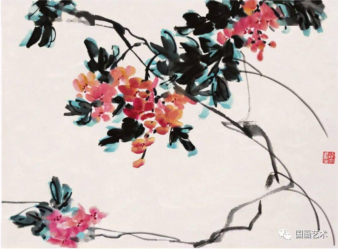 邓锡良 花鸟册页欣赏