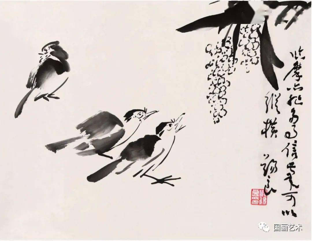 邓锡良 花鸟册页欣赏整理编缉_《当代国画》文章来源_网络邓锡良(1928