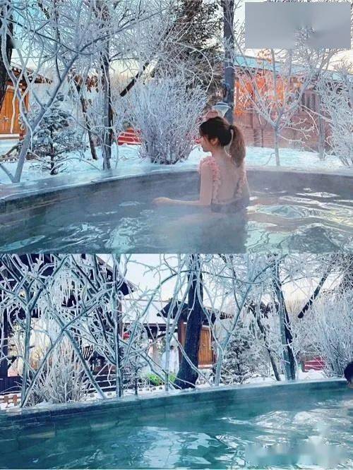 雪山寒地温泉—还可以打雪仗,堆雪人丰富多样优质雪道,初级场地采用