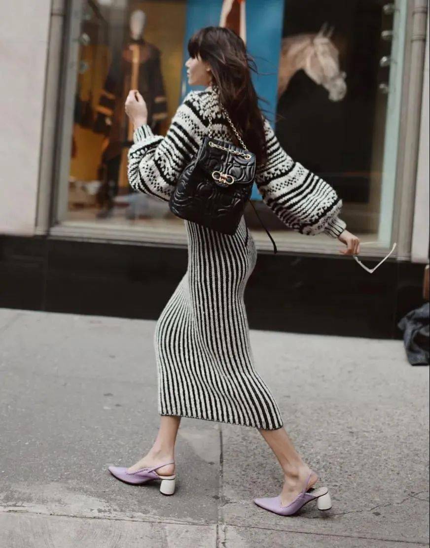 名媛 搭配神器！秋冬必入针织裙，保暖又显瘦，穿出优雅名媛气质，承包你的整个秋冬！