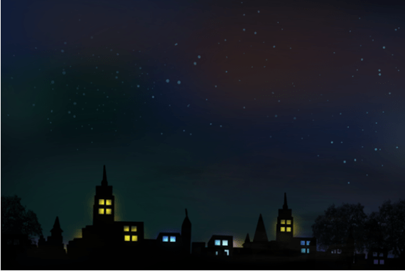 夜空为什么是黑色的？