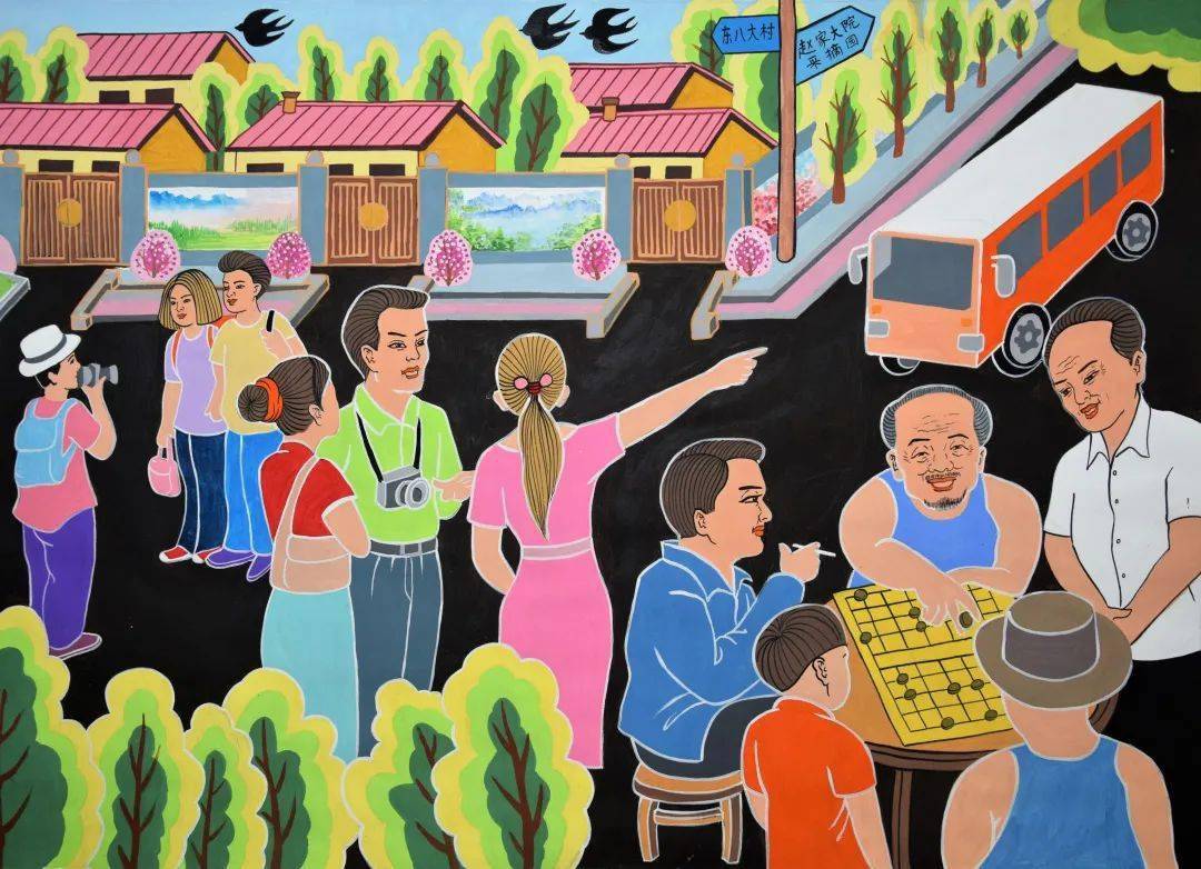农民画里话百年荣光岁月启新篇第四期画展来啦