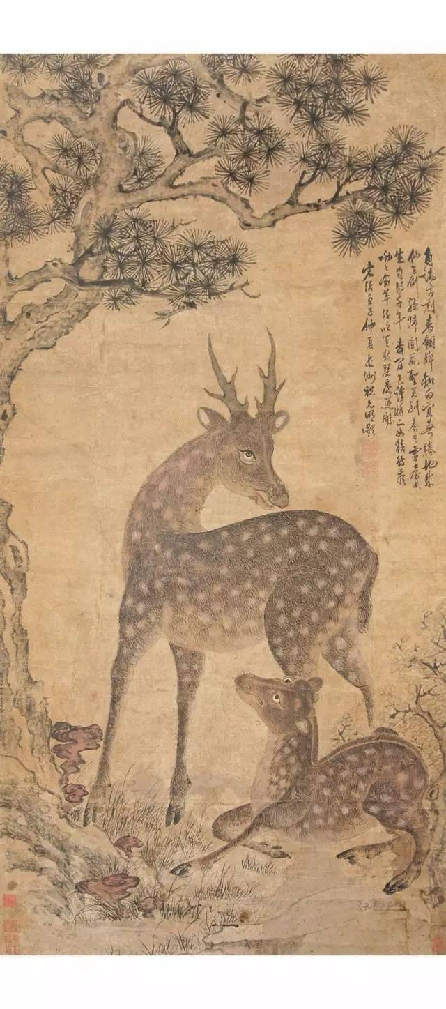 鹿古代鹿画法集锦