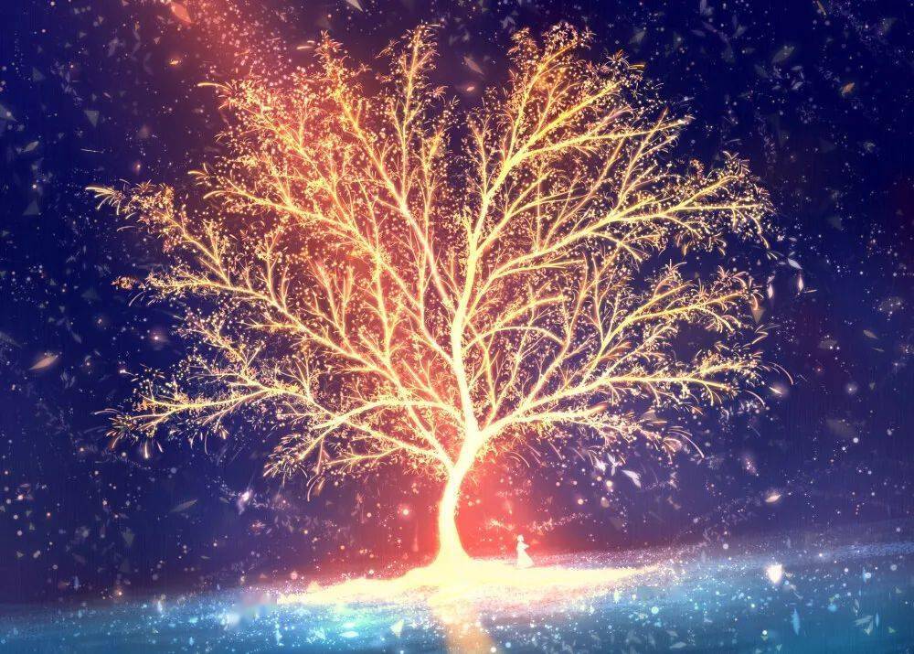 唯美梦幻场景风景插画壁纸