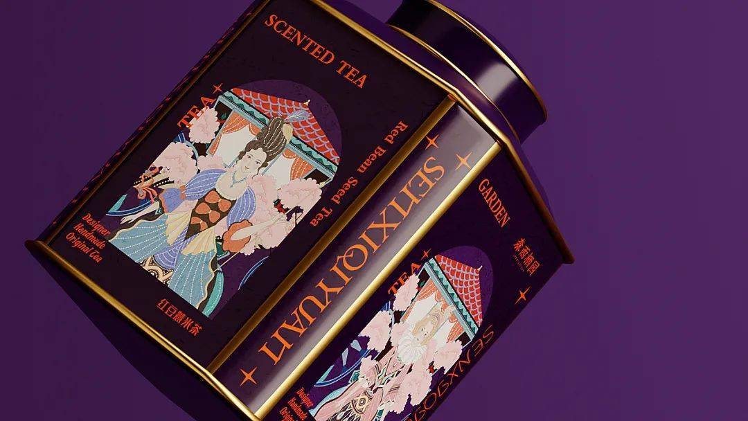 英式下午茶的奢华感怎么设计看这款花茶包装真的很贵了