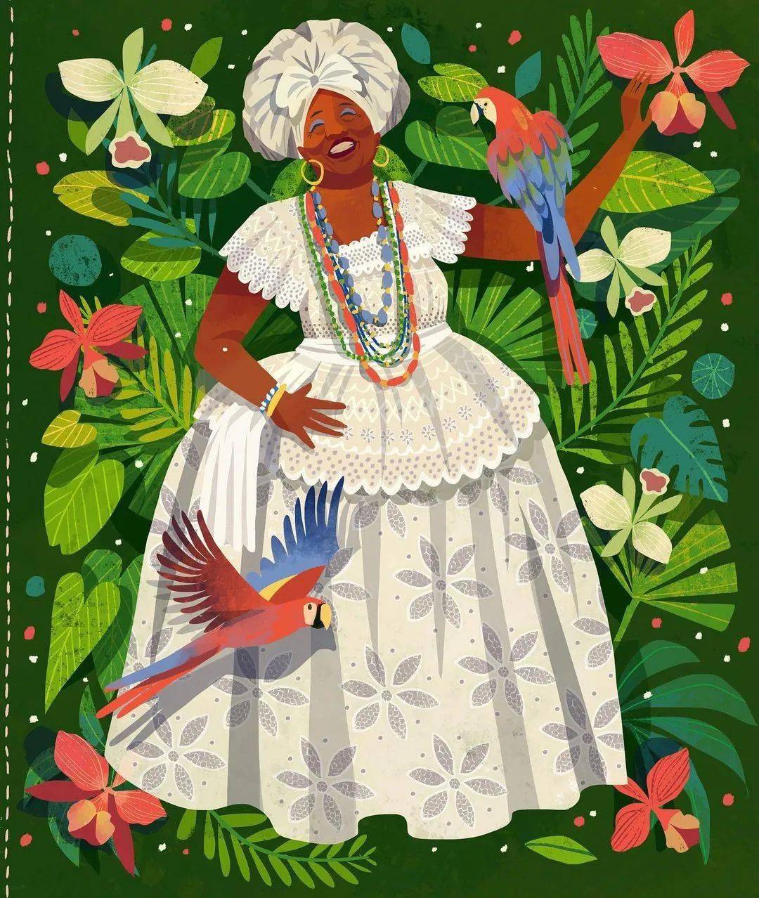 荞头插画分享第308期印度插画师chaayaprabhat