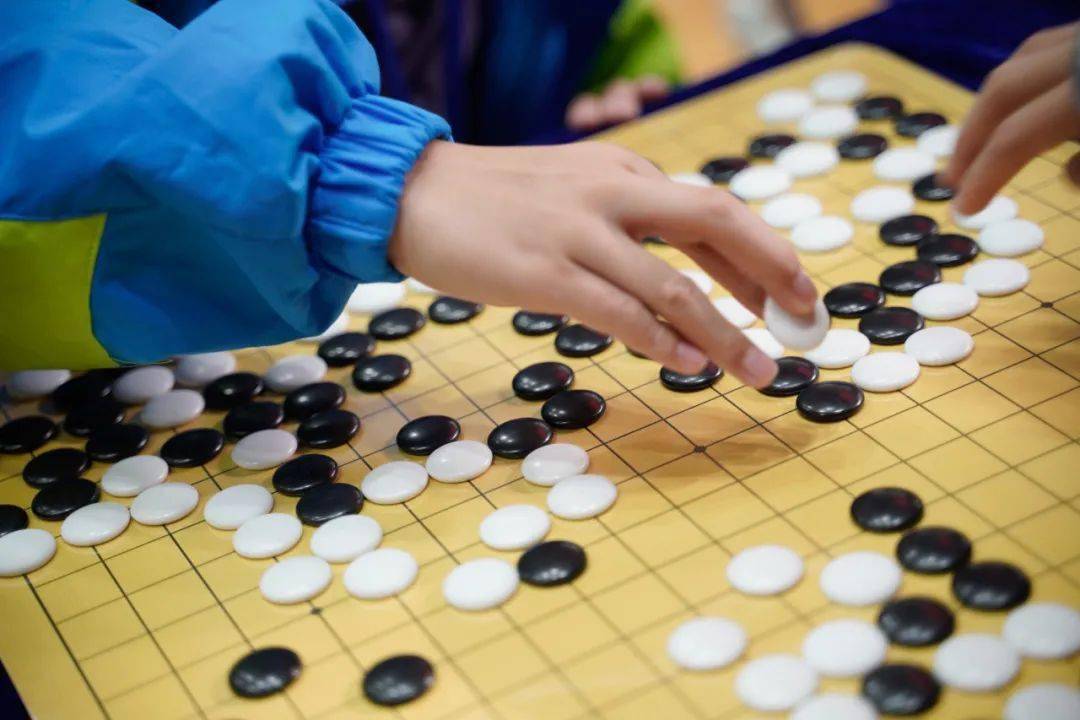 围棋意境 对弈图片