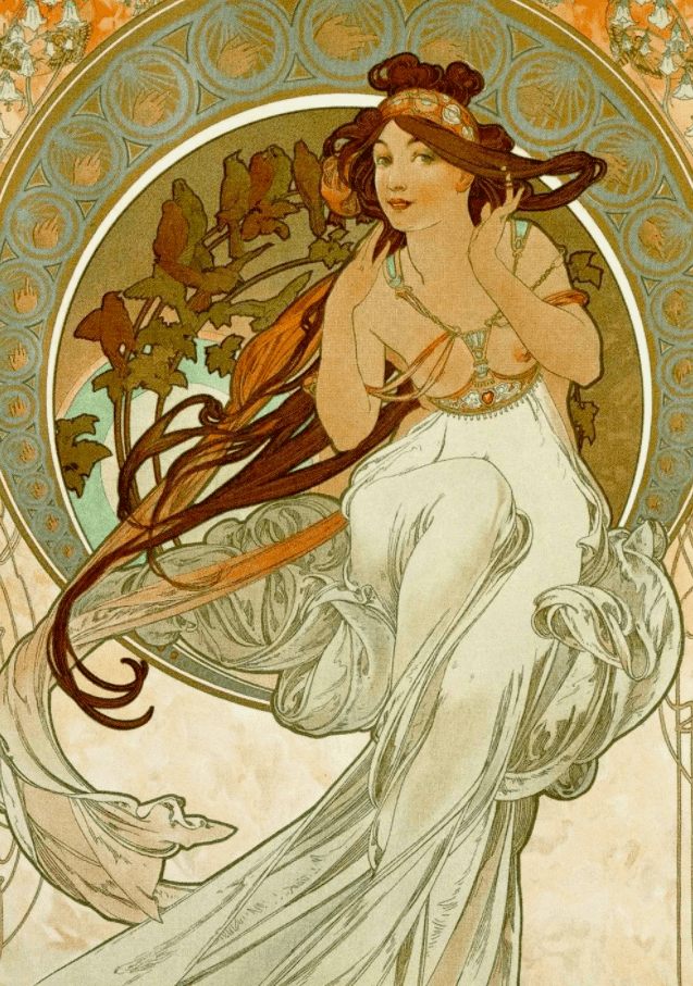 生命之爱在尘世显现穆夏