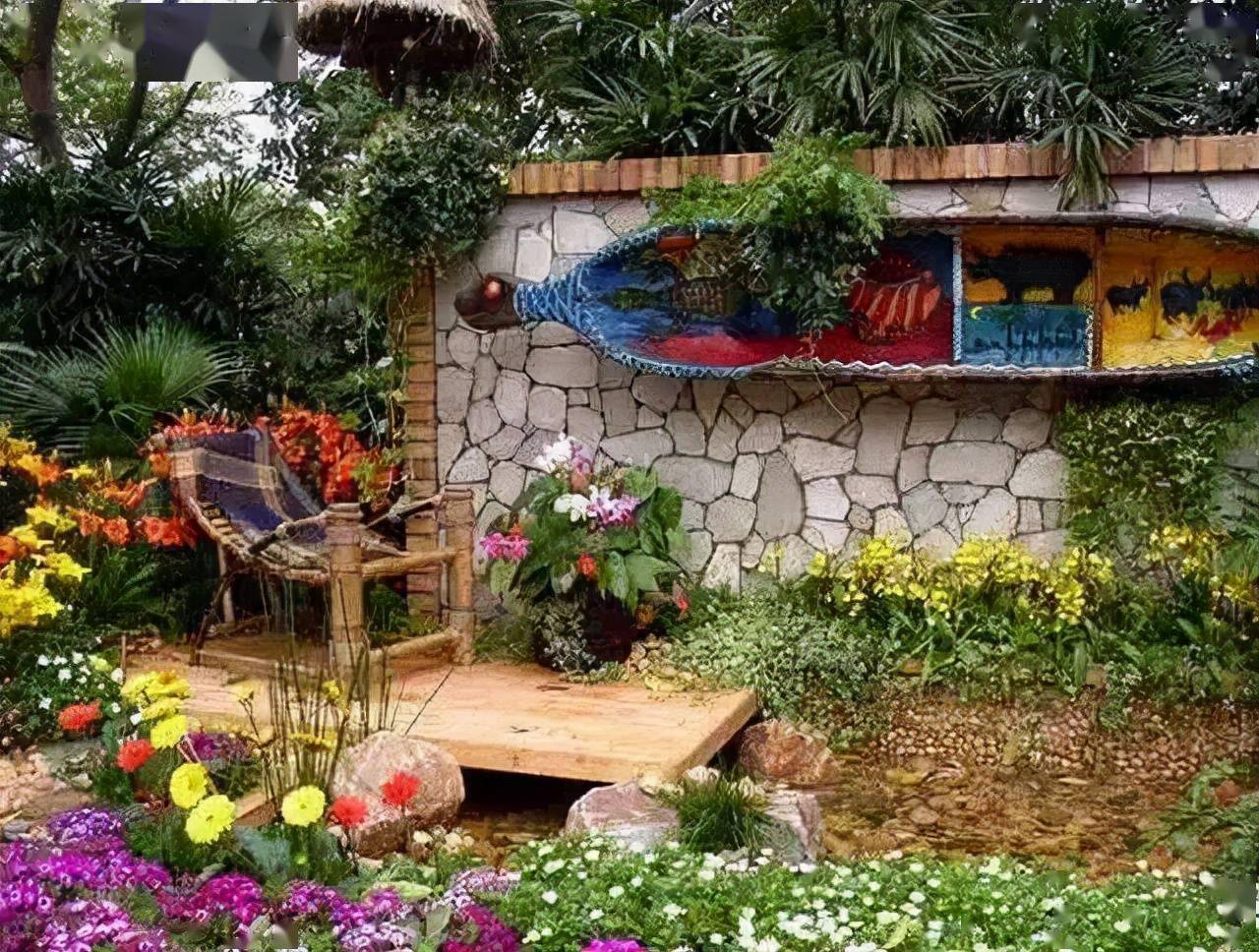 田园风光的乡村小院简直美爆了