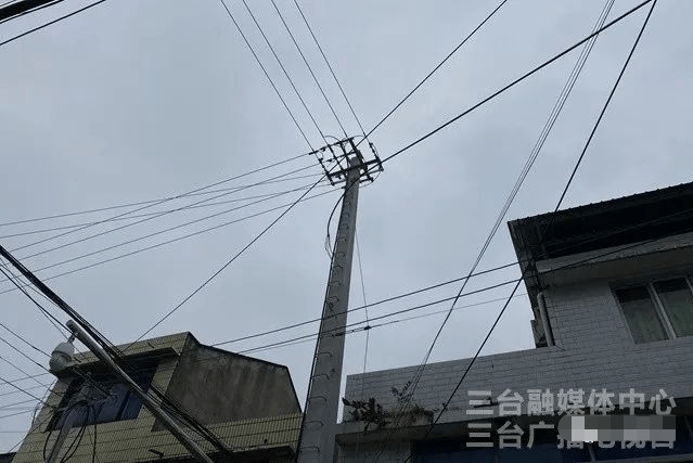 求助人张女士:"屋前的电线杆已经架高了,能否将这根电杆换了架高平移