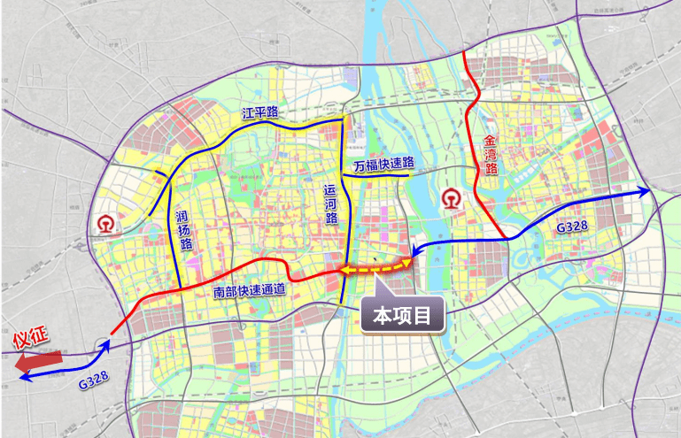 扬州市2030快速路规划图片