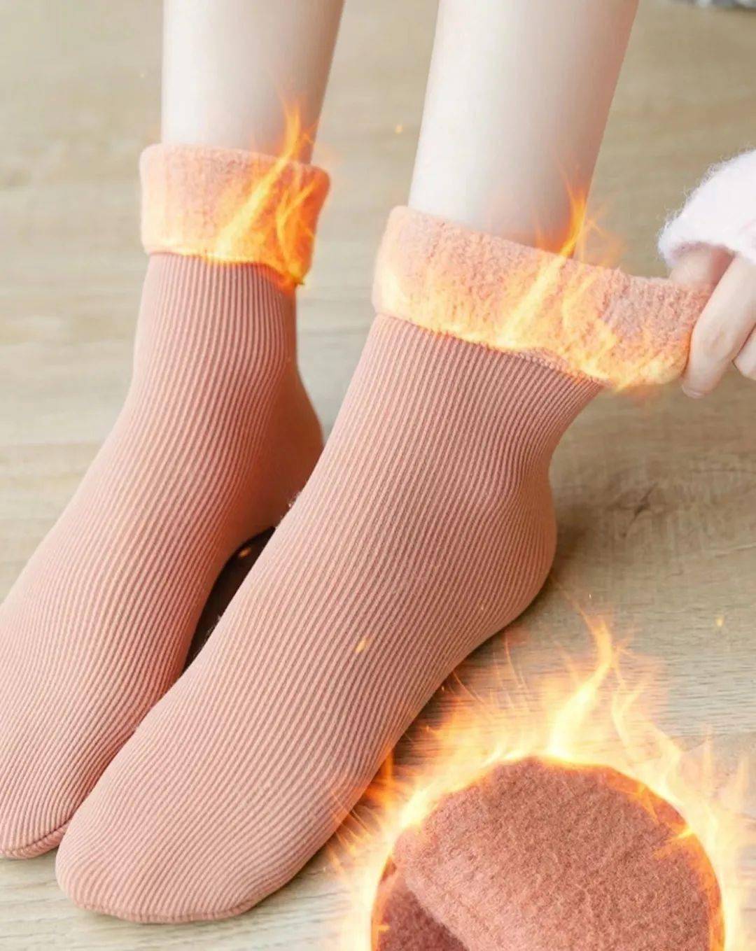 袜子|5元1双上架爆卖的火炉袜，3D高颜值，再也不怕脚冷....
