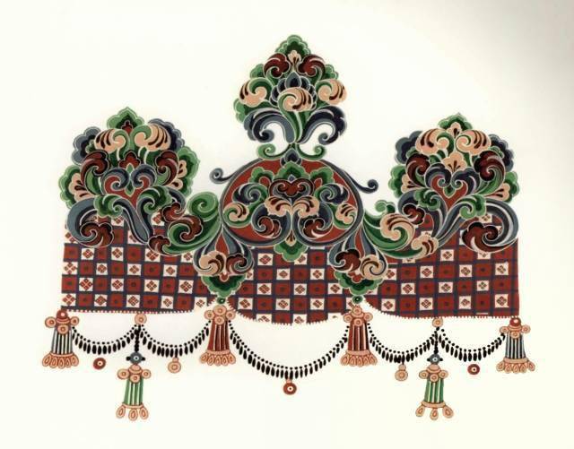 敦煌壁画历代华盖图案集