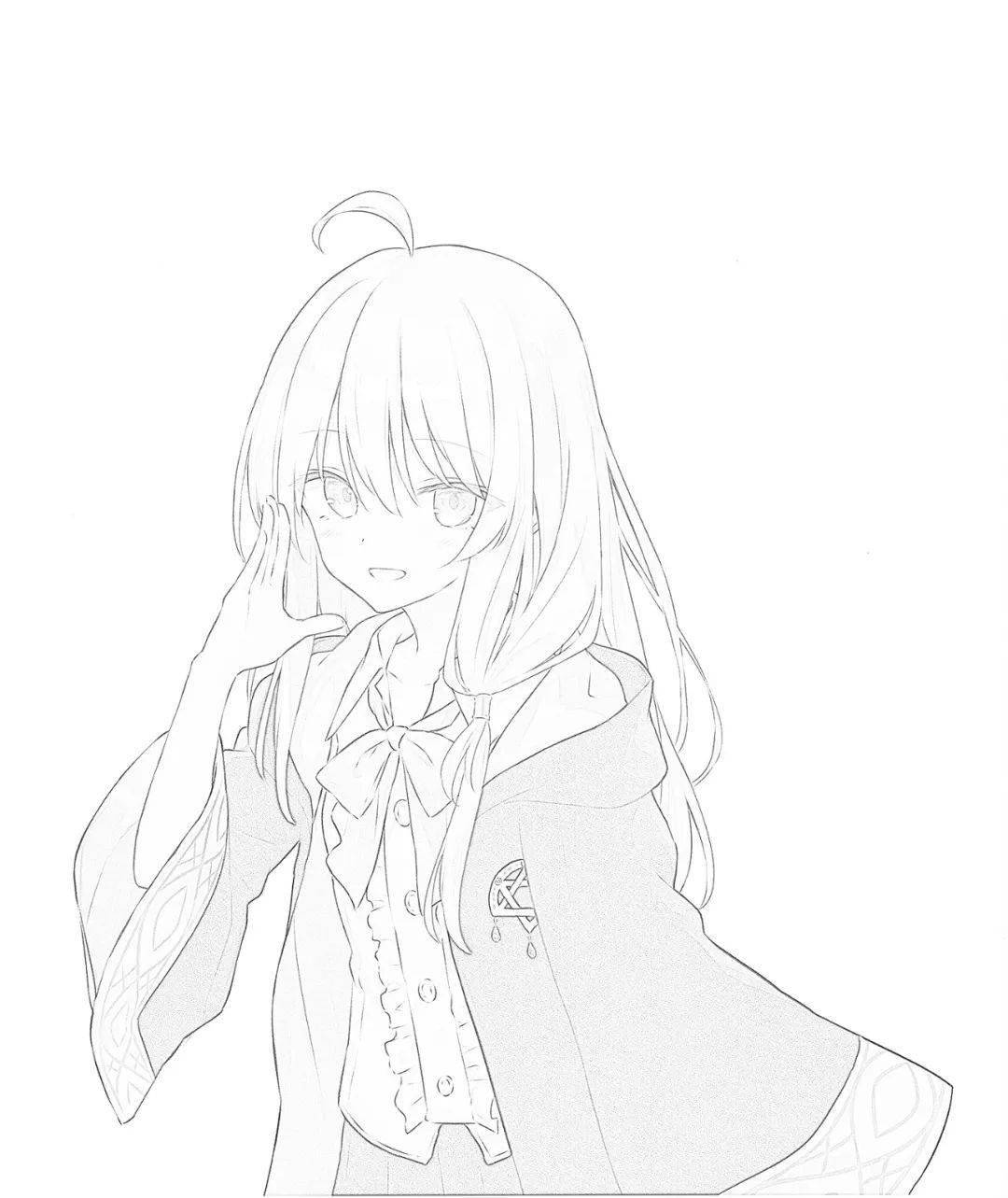 绘画技能分享线稿分享第68期魔女之旅