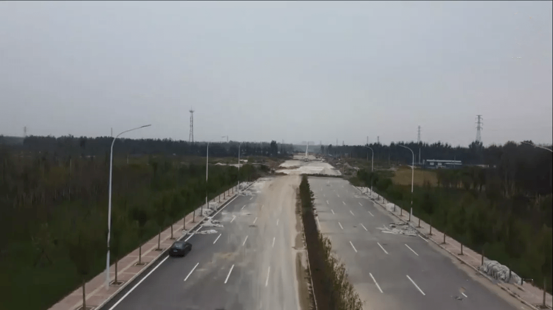 香河运河大道,双向8车道相接大七环!