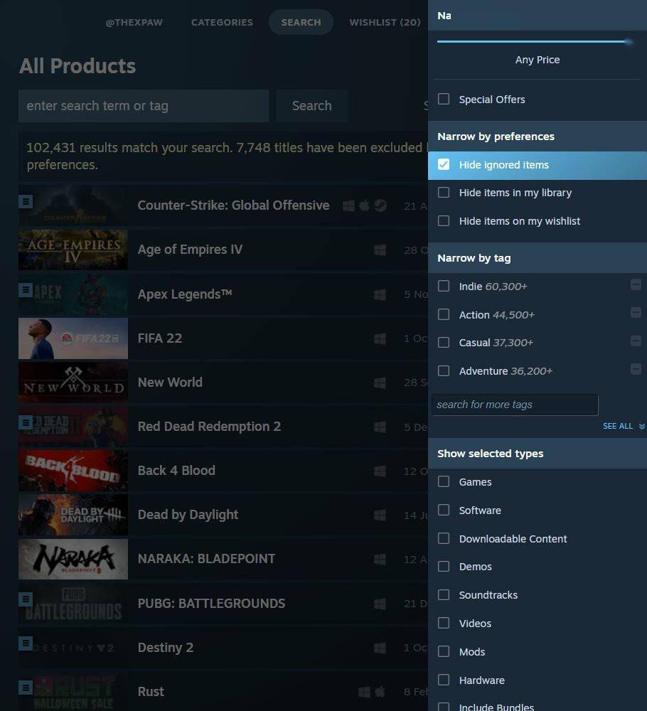 Steam Deck 掌机游戏商店页面曝光：UI 设计简洁，更适合触控