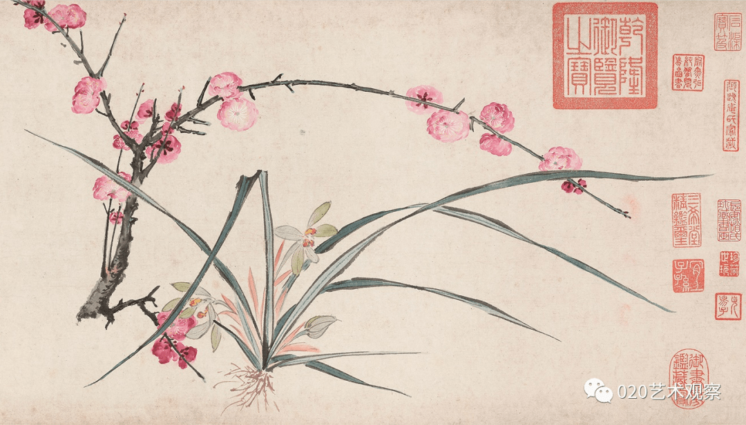 欣赏 |17米旷世巨制《百花图卷》何以成为中国花卉画史上的“百花之王”？_周之冕