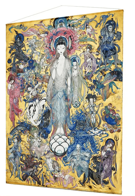 风格完美匹配ff画师天野喜孝佛经插画周边精美玄幻 Mm 全网搜