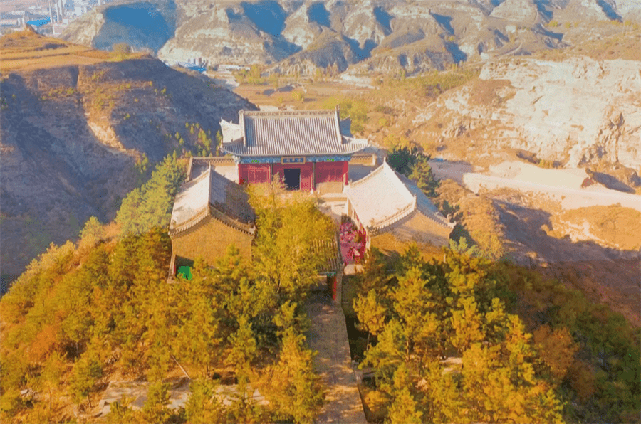 塞下秋来风景异 麟州故城美如画