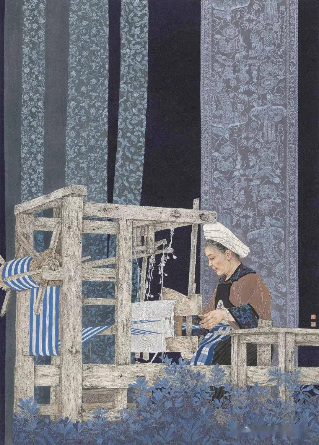 全国美展获奖作品赏析 王静文国展创作室学员作品