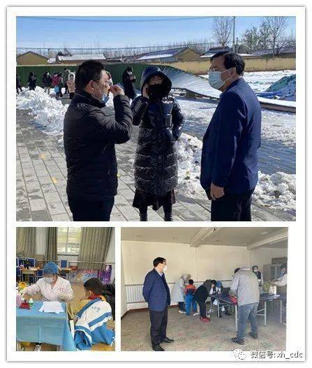 香河县疾控中心董建军主任深入接种点指导新冠疫苗接种工作