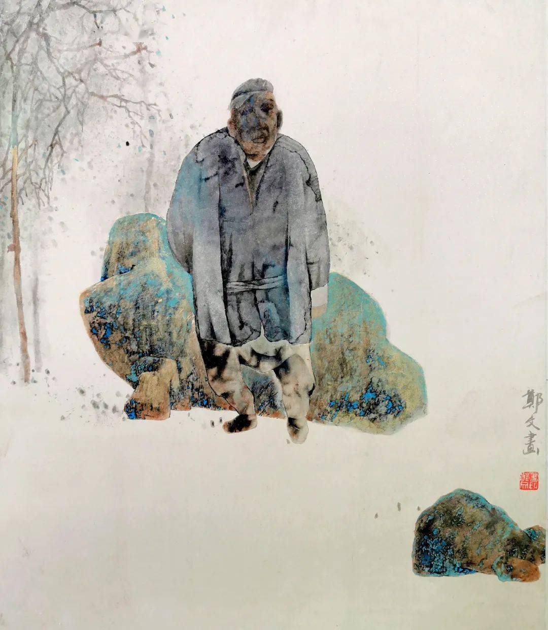 1983——1984年在首都师范大学美术系学习中国画,同年师从贾又福先生