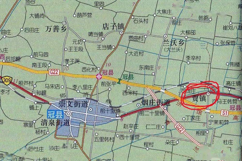冠县地理位置图片