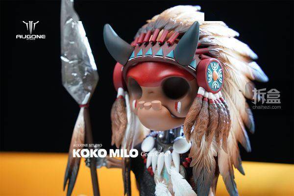 材质AUGONE STUDIO KOKO MILO 大酋长GREAT CHIEF潮玩摆件