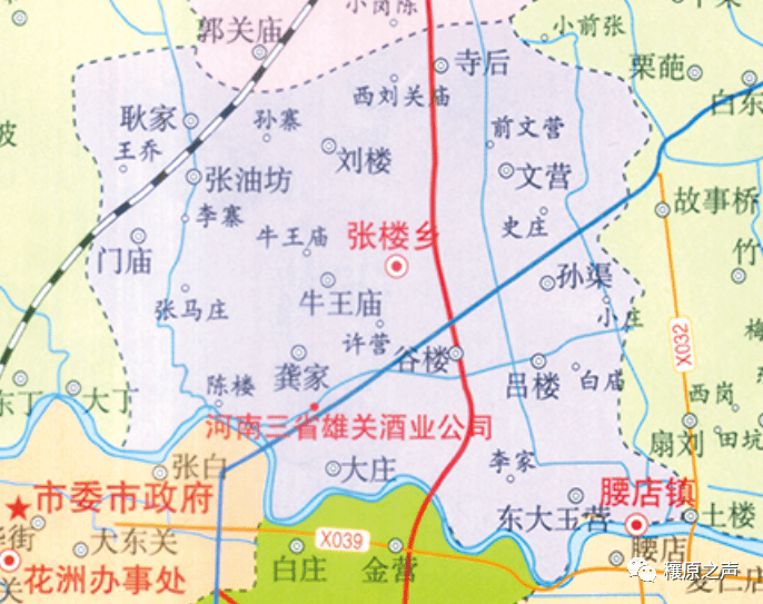 邓州市街道划分地图图片