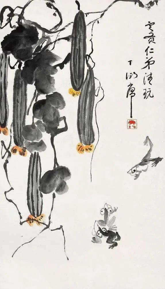 这简笔大写意,趣味无穷_国画