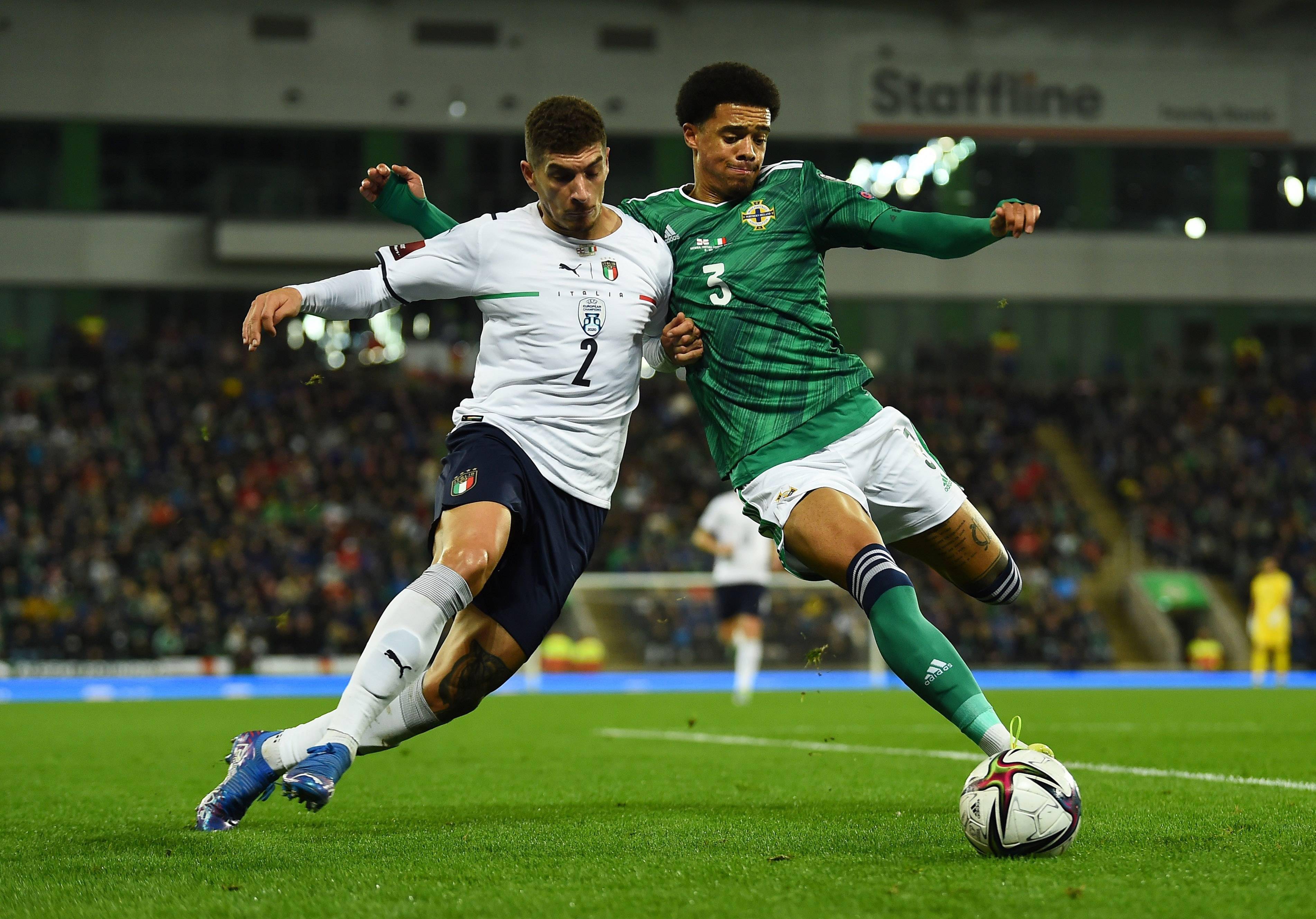 世预赛意大利客场以0比0战平北爱尔兰