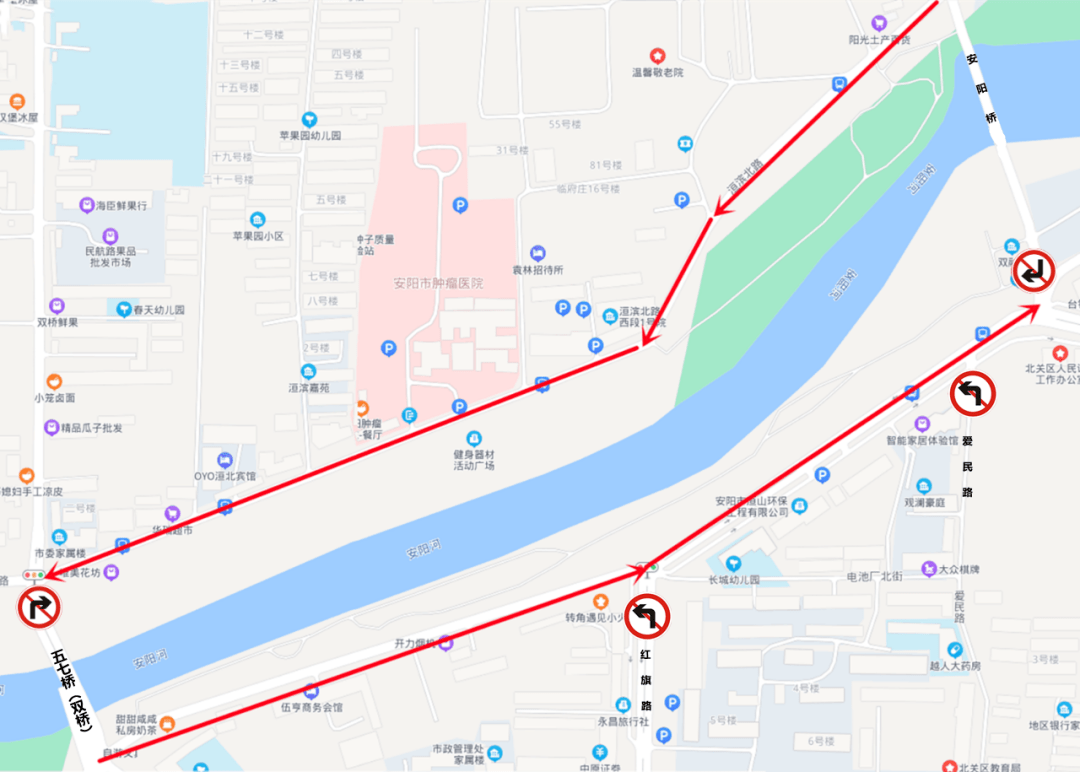 宁晋县城单行道示意图图片