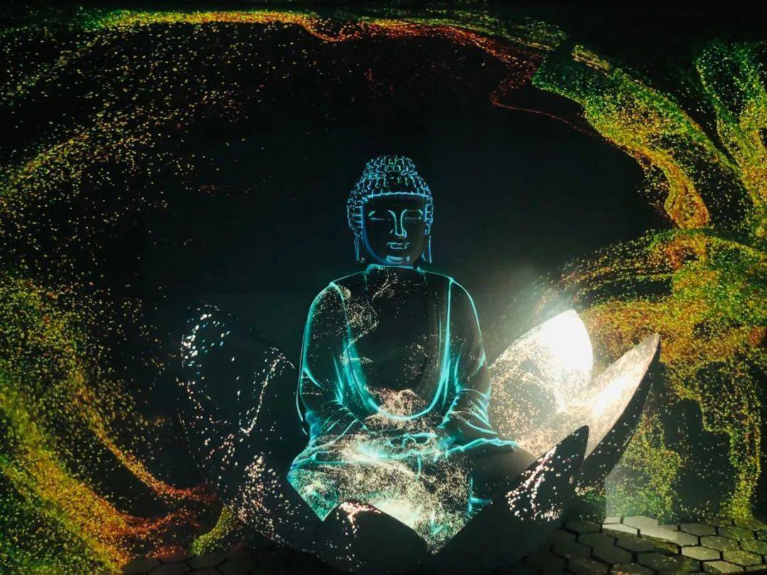 全国首家沉浸式光影互动佛禅馆鉴赏