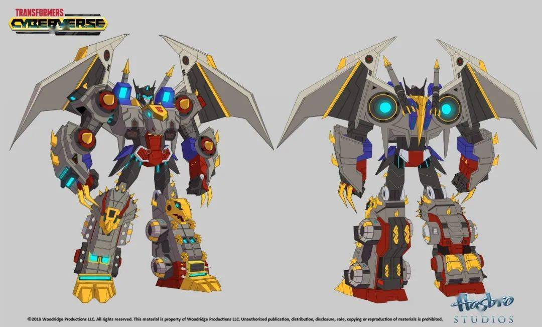 赛伯坦传奇龙焱王角色设定图补完