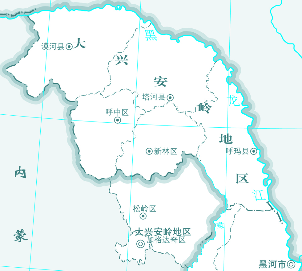 加格达奇行政区划图片