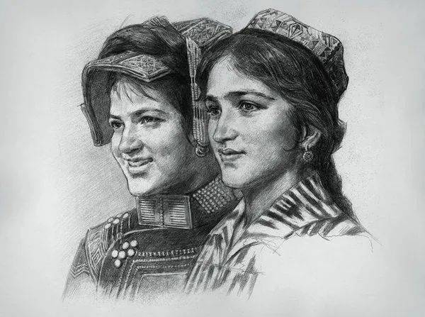 侯一民素描欣赏