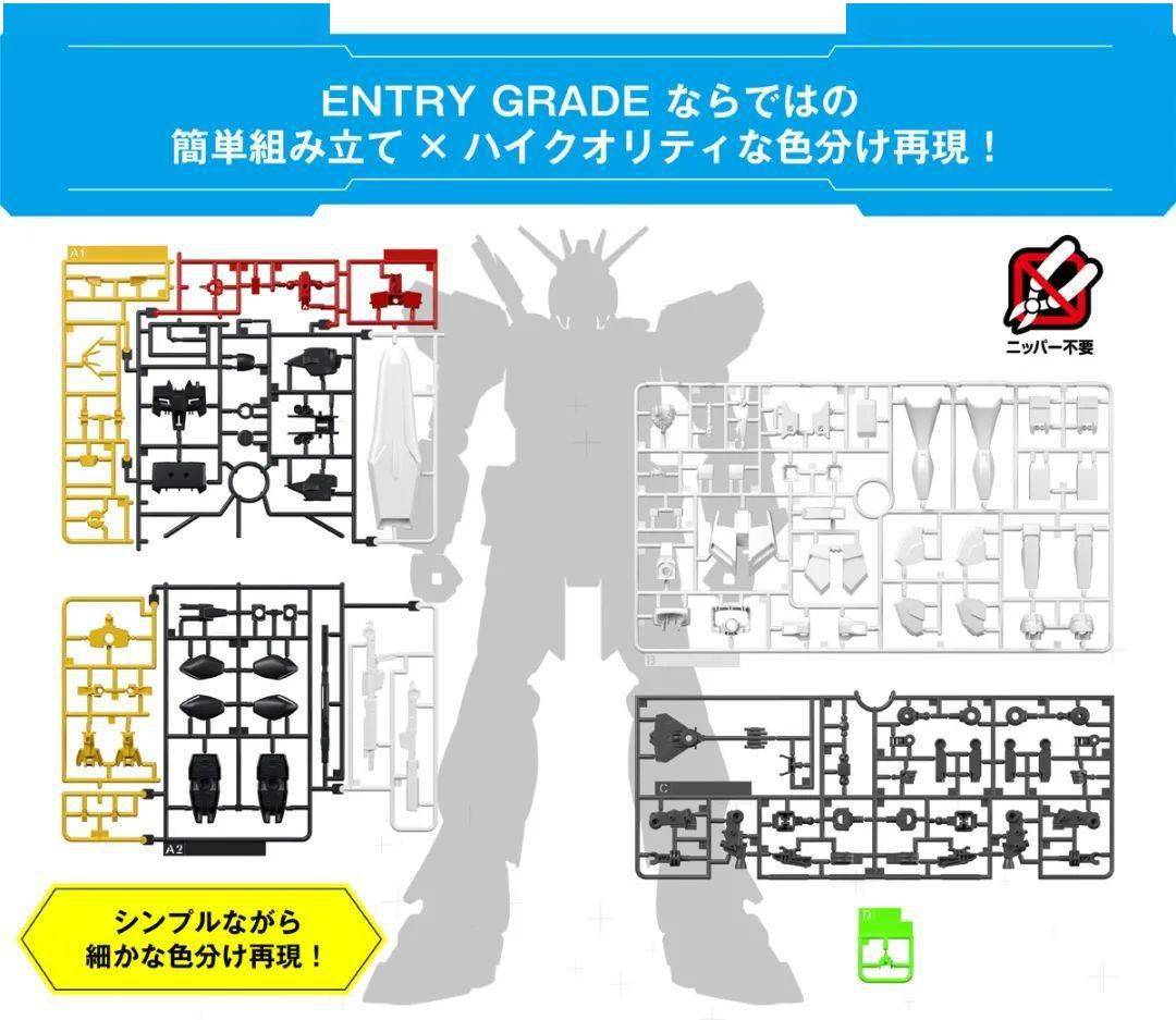 完美分色的eg牛高达来了想要浮游炮还得买hg
